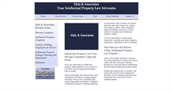 Desktop Screenshot of haleiplaw.com